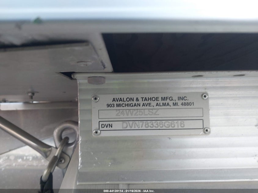 2016 OTHER AVALON SE2423 PONTOON N/A N/A