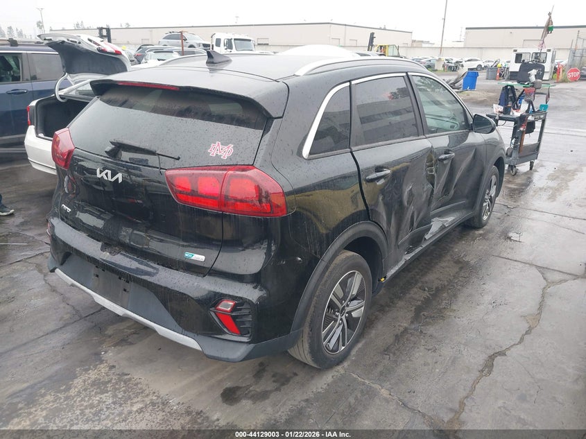 Vin: kndcb3lc3n5548440, lot: 44624912, kia niro lxs 20224