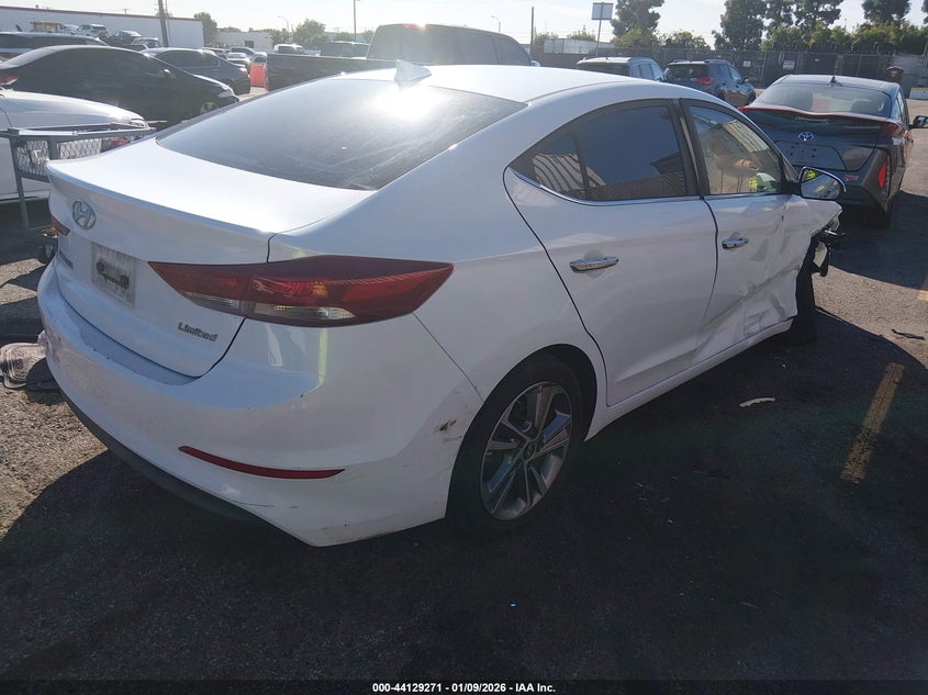VIN 5NPD84LF3HH073704 2017 HYUNDAI ELANTRA LIMITED