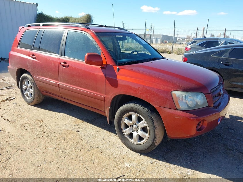 JTEGF21A030103421 2003 Toyota Highlander V6 auction photo 1