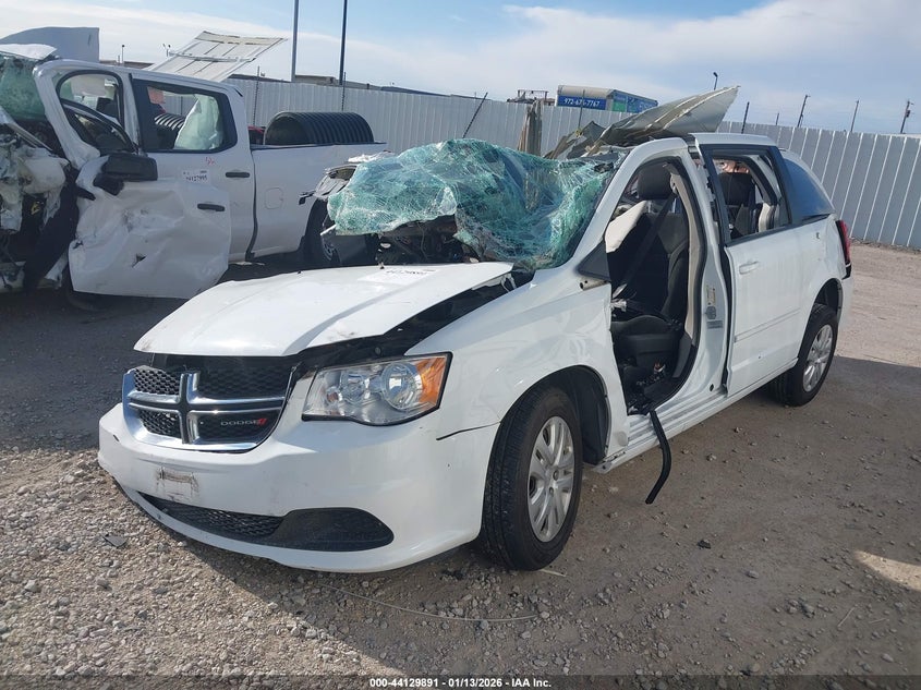 Vin: 2c4rdgbg4hr585889, lot: 44625800, dodge grand caravan se 20172