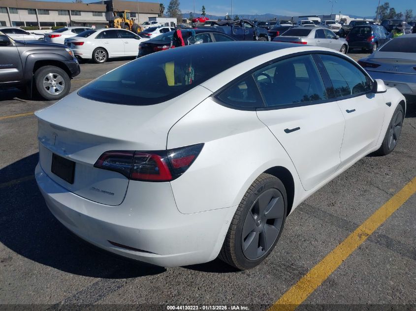 2022 Tesla Model 3 Long Range Dual Motor All-Wheel Drive