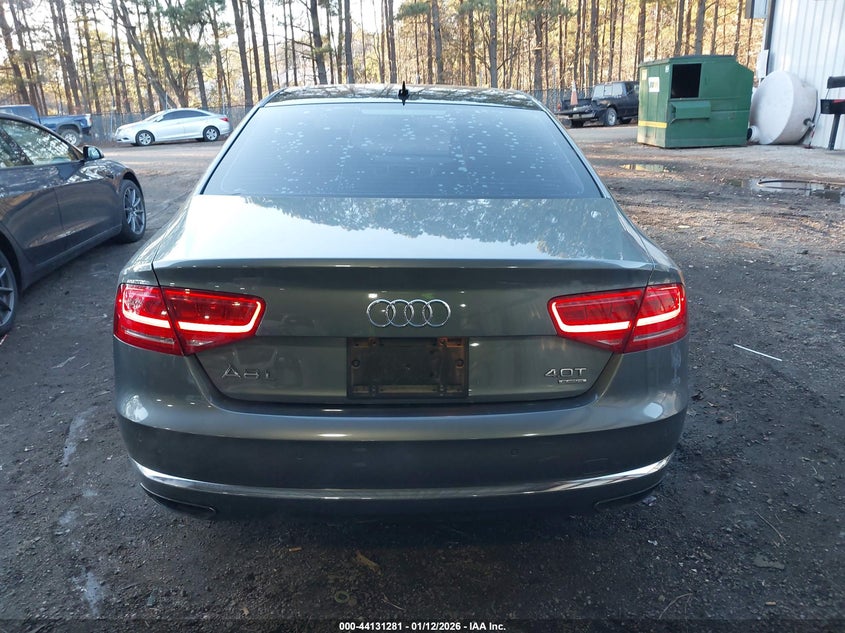 2014 Audi A8 L 4.0T VIN: WAUR2AFD4EN011091 Lot: 44131281