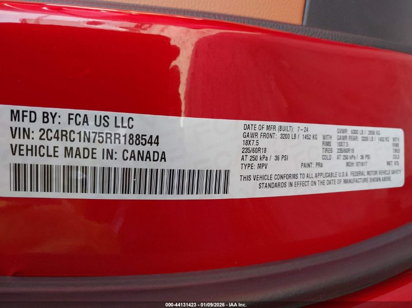 2024 Chrysler Pacifica - 2C4RC1N75RR188544