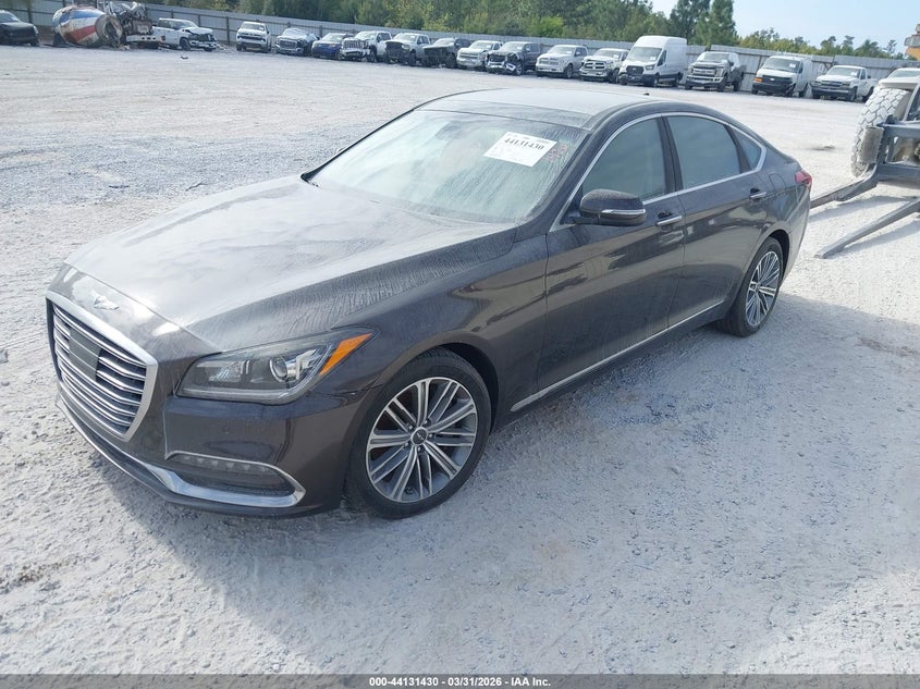 Vin: kmhgn4je5ju226378, lot: 44627360, genesis g80 premium/ultimate 20182