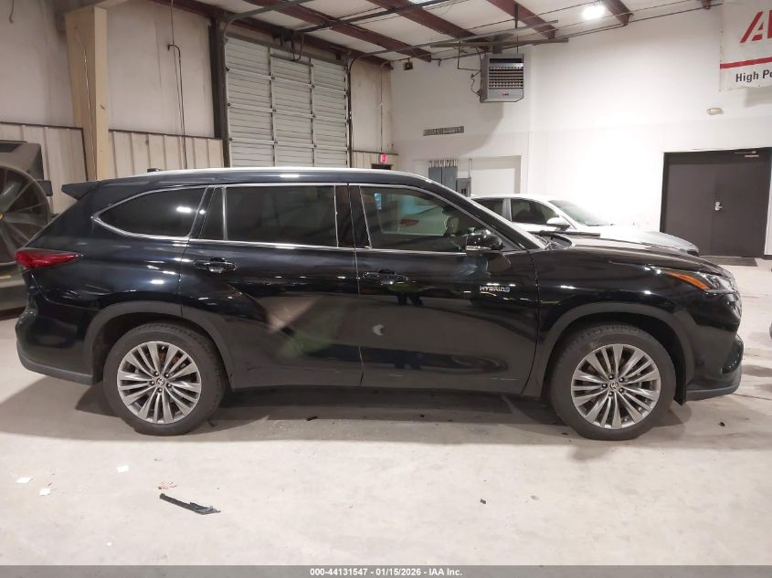 2021 Toyota Highlander Hybrid Platinum VIN: 5TDFARAH0MS004908 Lot: 44131547
