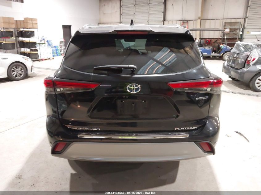 2021 Toyota Highlander Hybrid Platinum VIN: 5TDFARAH0MS004908 Lot: 44131547