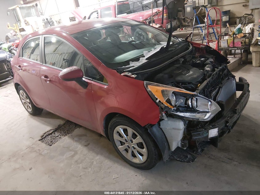 KIA RIO 2014. Lot# 44131645. VIN KNADN5A30E6375557. Photo 1
