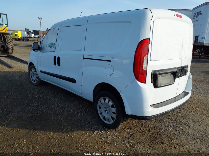 Vin: zfbhrfbb2m6v77516, lot: 44628446, ram promaster city tradesman slt 20213