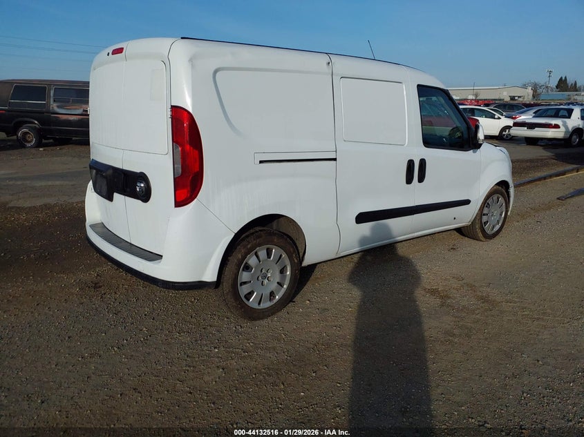 Vin: zfbhrfbb2m6v77516, lot: 44628446, ram promaster city tradesman slt 20214