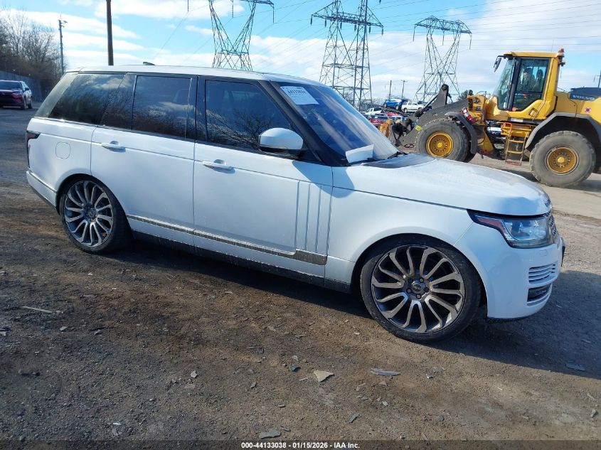 2017 Land Rover Range Rover 3.0L V6 Turbocharged Diesel Td6