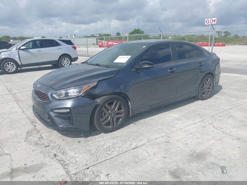 Vin: 3kpf34adxme326203, lot: 44629206, kia forte gt-line 20212