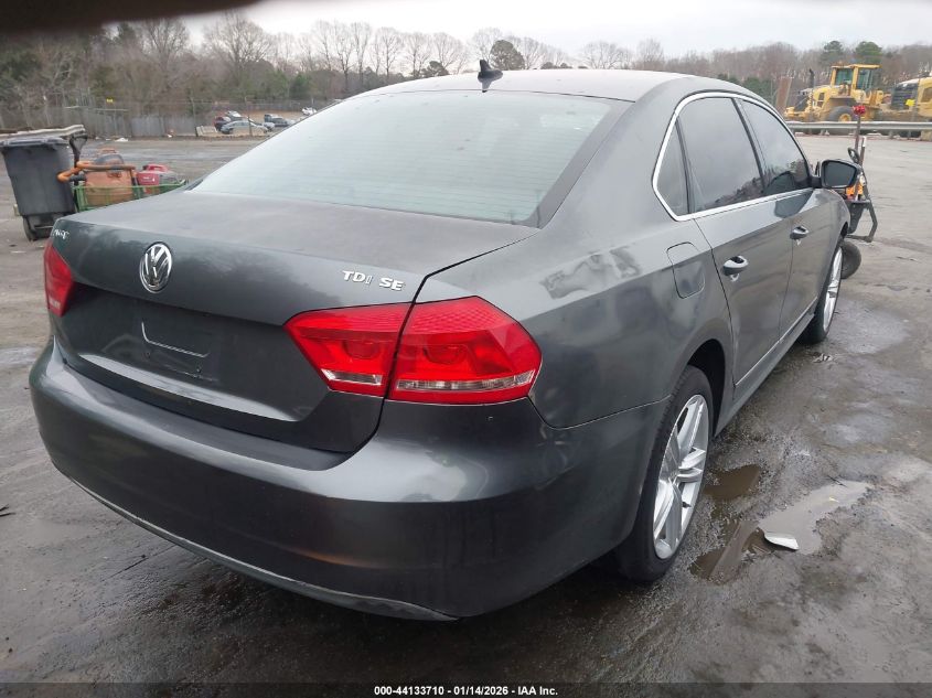 2014 Volkswagen Passat 2.0L Tdi Se