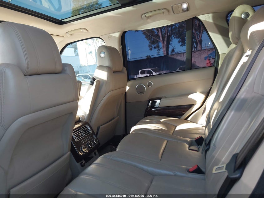 2016 Land Rover Range Rover 3.0L V6 Supercharged Hse VIN: SALGS2VFXGA273882 Lot: 44134019