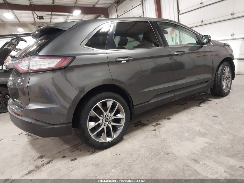 Vin: 2fmpk4k80gbb79275, lot: 44630234, ford edge titanium 20164