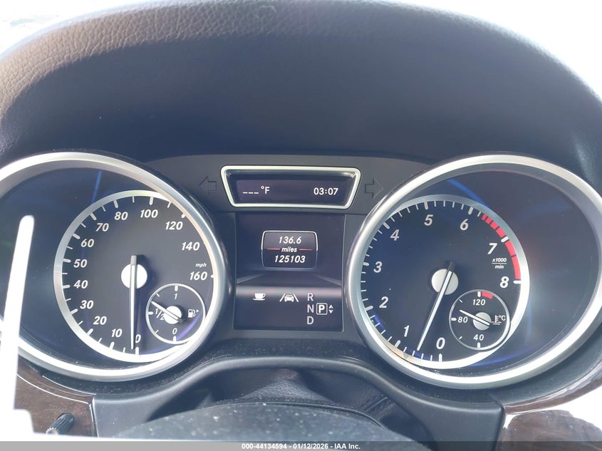 2013 Mercedes-Benz Ml 350 VIN: 4JGDA5JB7DA260550 Lot: 44134594