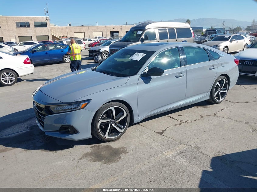 VIN 1HGCV2F38NA005025 2022 HONDA ACCORD SPORT 2.0T