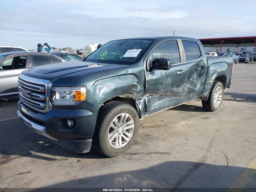 Vin: 1gtp6de12h1177533, lot: 44631153, gmc canyon slt 20172
