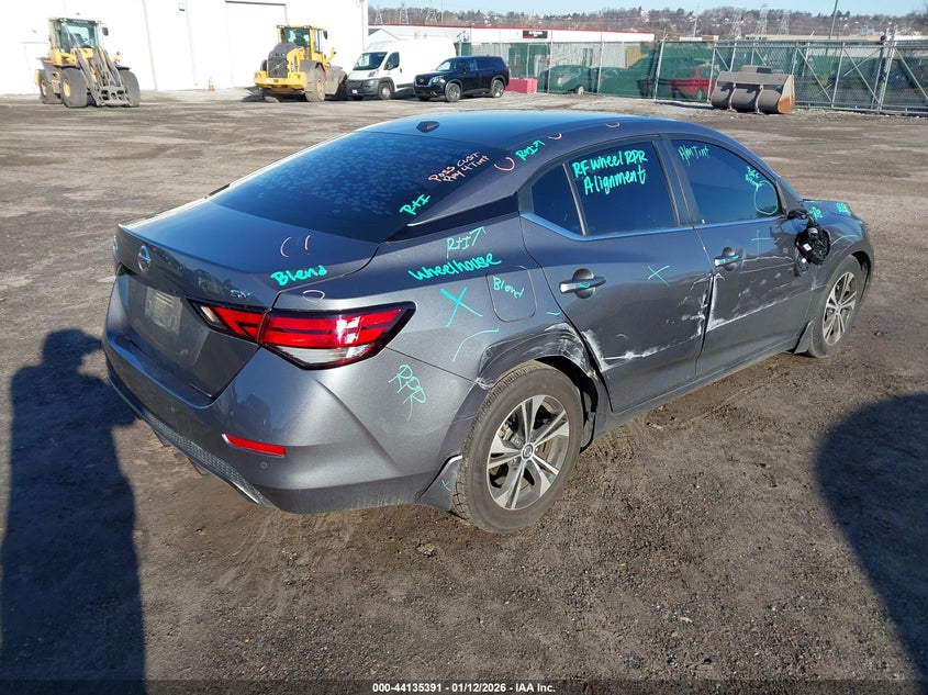 2020 Nissan Sentra Sv Xtronic Cvt