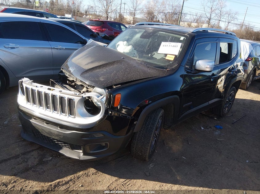 VIN ZACCJBDB9HPE52231 2017 JEEP RENEGADE LIMITED 4X4