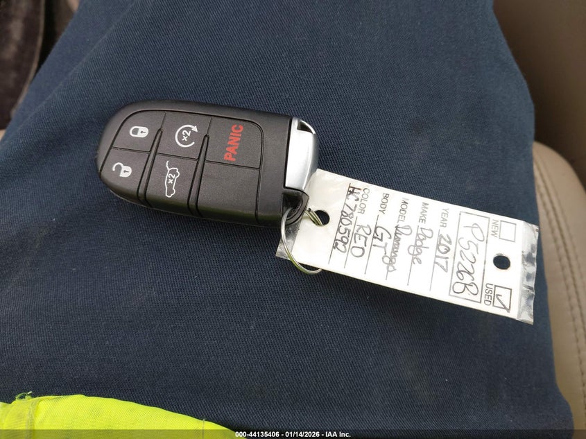 2017 Dodge Durango Gt Rwd VIN: 1C4RDHDG9HC780592 Lot: 44135406