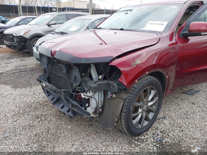 2017 Dodge Durango Gt Rwd VIN: 1C4RDHDG9HC780592 Lot: 44135406