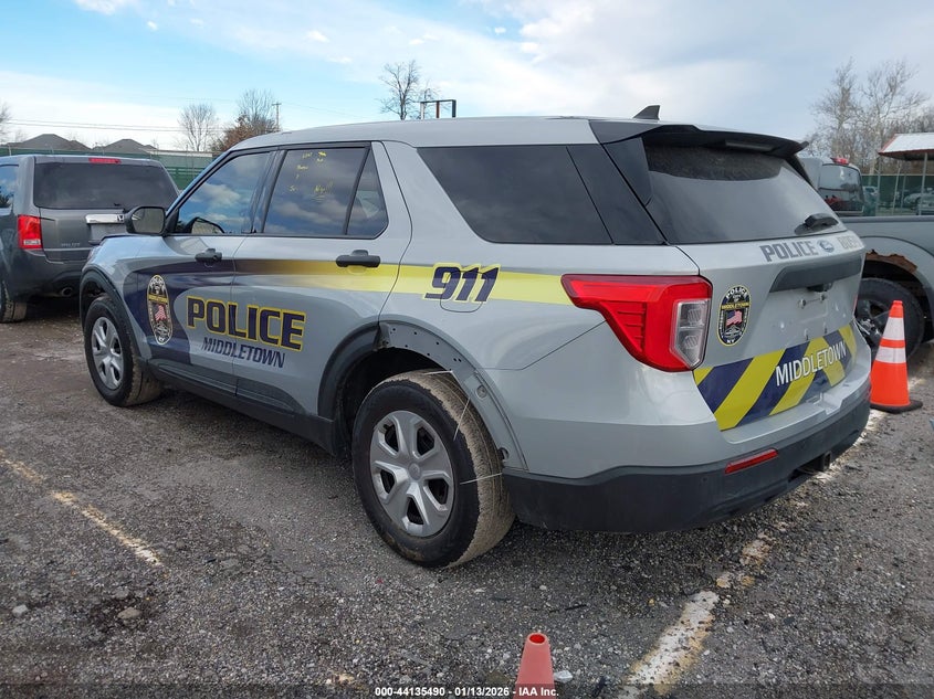 VIN 1FM5K8AB1MGA18059 2021 FORD POLICE INTERCEPTOR UTILITY