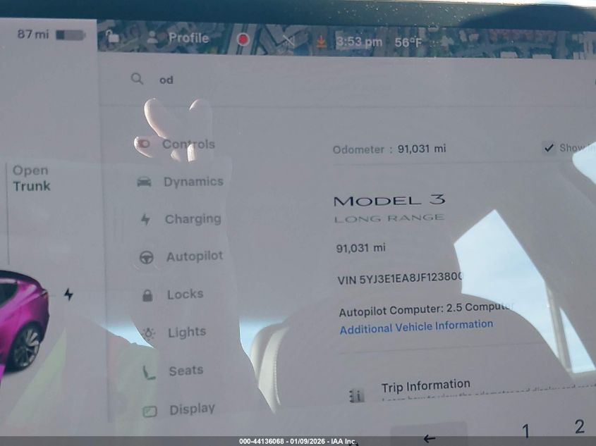 2018 Tesla Model 3 - 5YJ3E1EA8JF123800