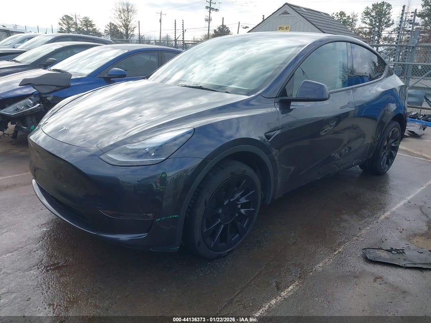 Vin: 7saygdee8sf270675, lot: 44632303, tesla model y long range dual motor all-wheel drive 20252