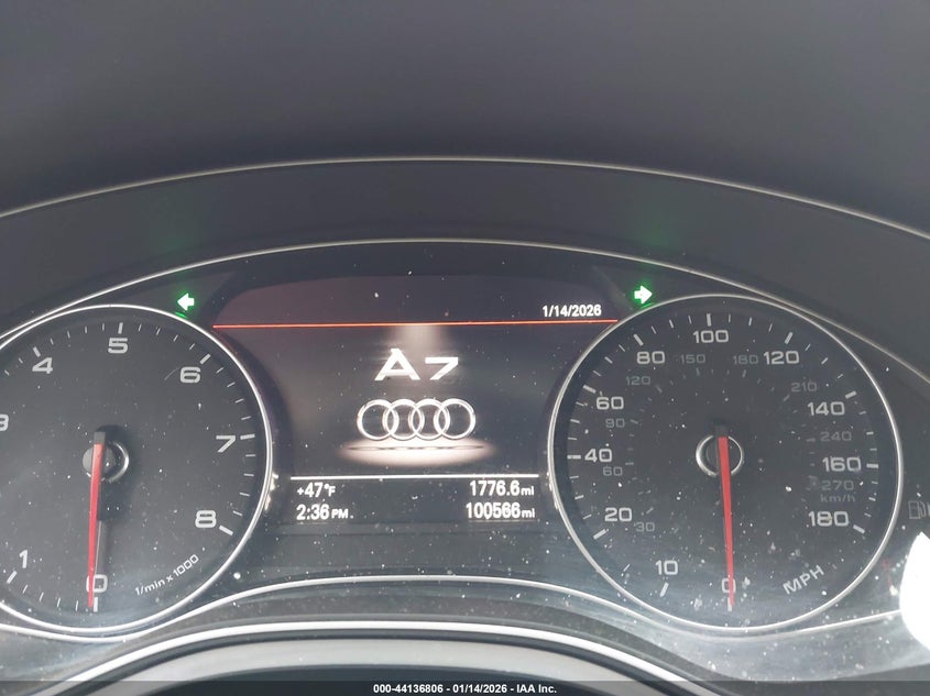 2014 Audi A7 3.0T Premium Plus VIN: WAUWGAFC5EN106318 Lot: 44136806