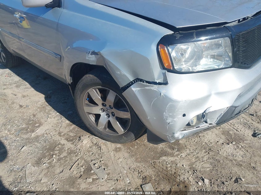 5FNYF4H92CB055311 2012 Honda Pilot 3.5 Touring Silver