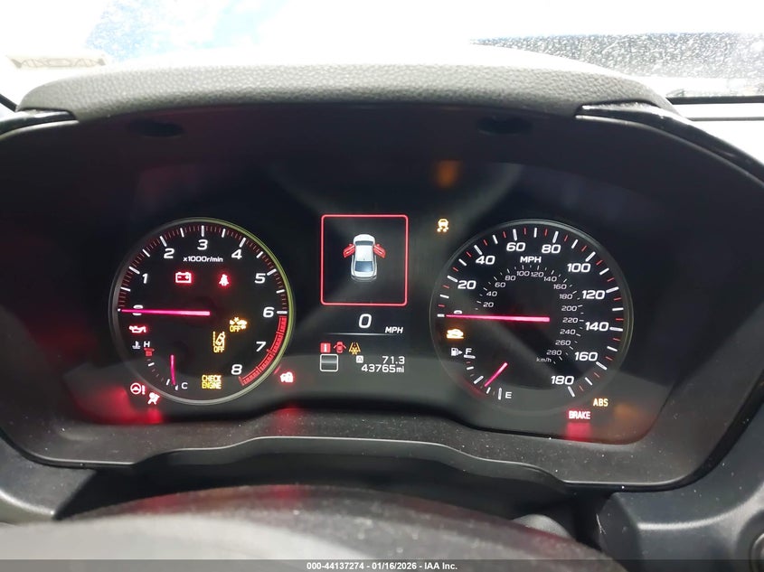 2024 Subaru Wrx VIN: JF1VBAB6XR9803971 Lot: 44137274