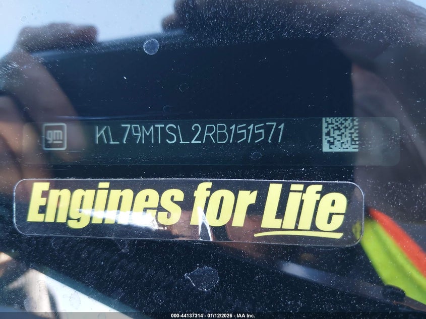 2024 Chevrolet Trailblazer Fwd Rs VIN: KL79MTSL2RB151571 Lot: 44137314