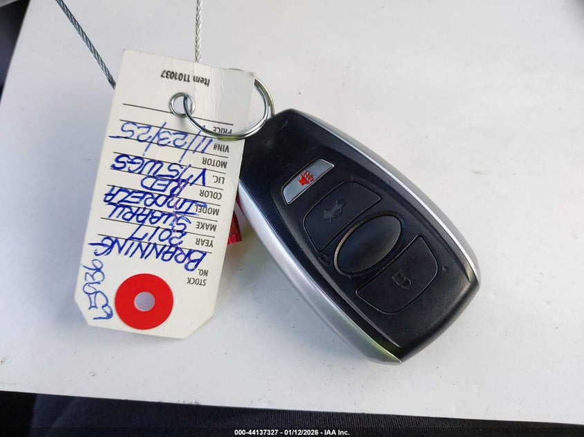 2017 Subaru Impreza 2.0I Sport VIN: 4S3GKAL6XH1625333 Lot: 44137327