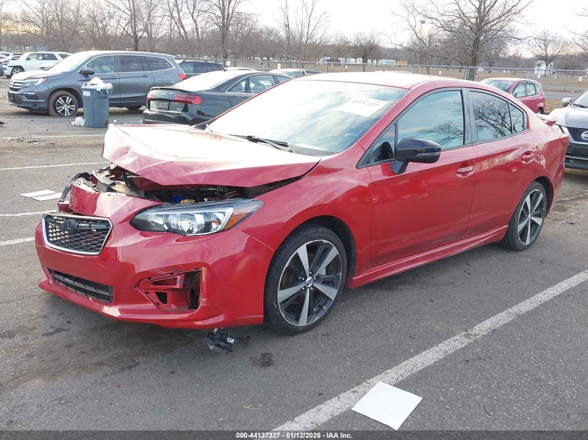 Vin: 4s3gkal6xh1625333, lot: 44633257, subaru impreza 2.0i sport 20172