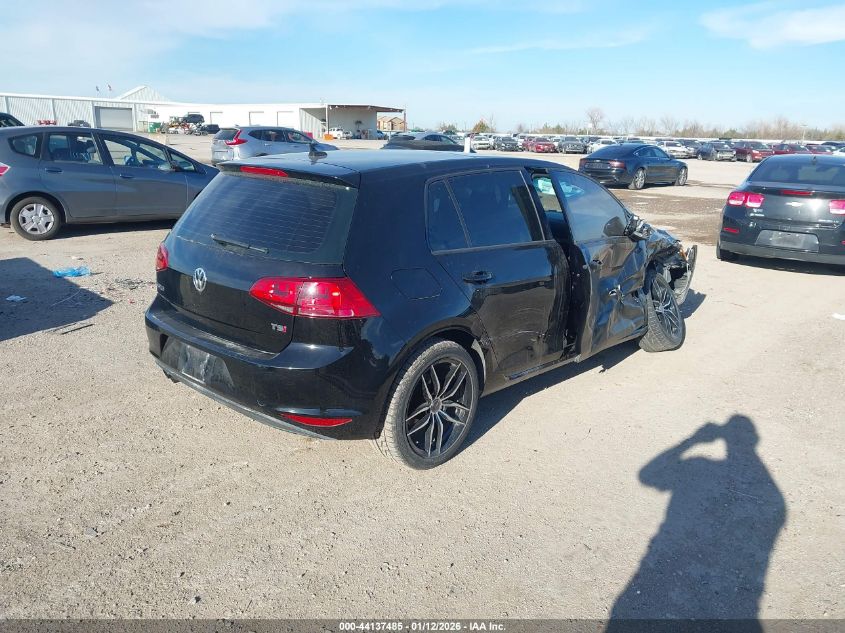 2015 Volkswagen Golf Tsi S 4-Door