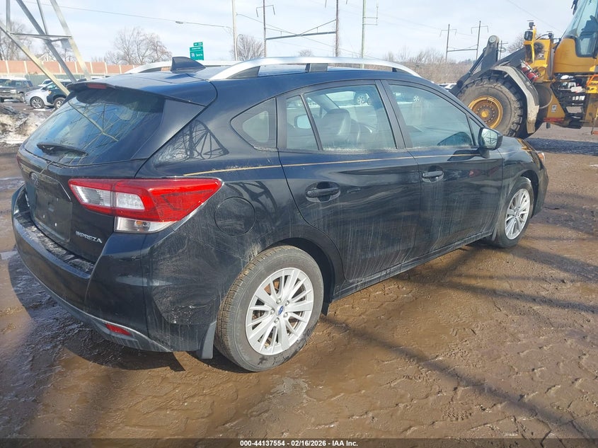 Vin: 4s3gtab6xj3721682, lot: 44633484, subaru impreza 2.0i premium 20184