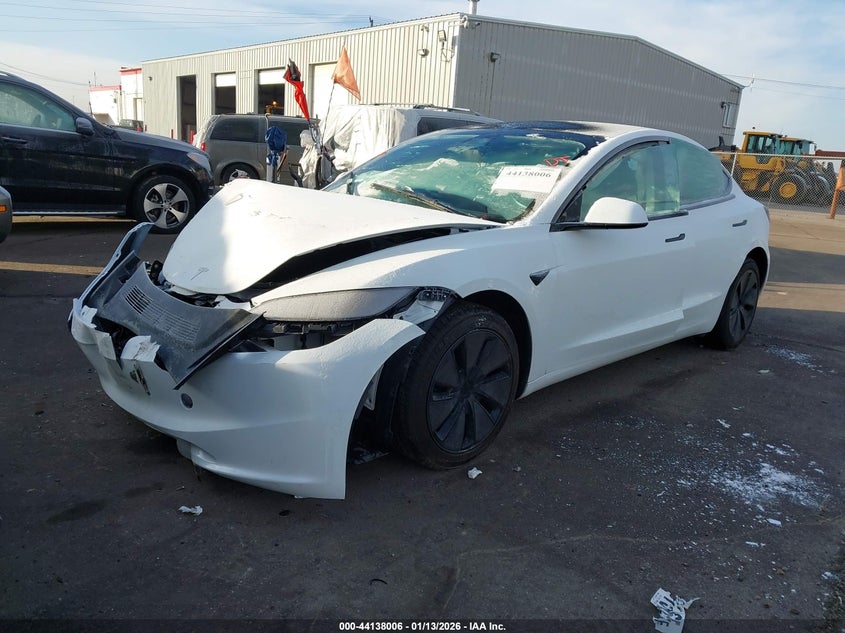 Vin: 5yj3e1ea0sf044638, lot: 44633936, tesla model 3 long range rear-wheel drive/standard rear-wheel drive 20252