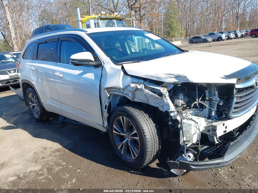 5TDJKRFH0GS348694 2016 Toyota Highlander Xle V6 auction photo 1
