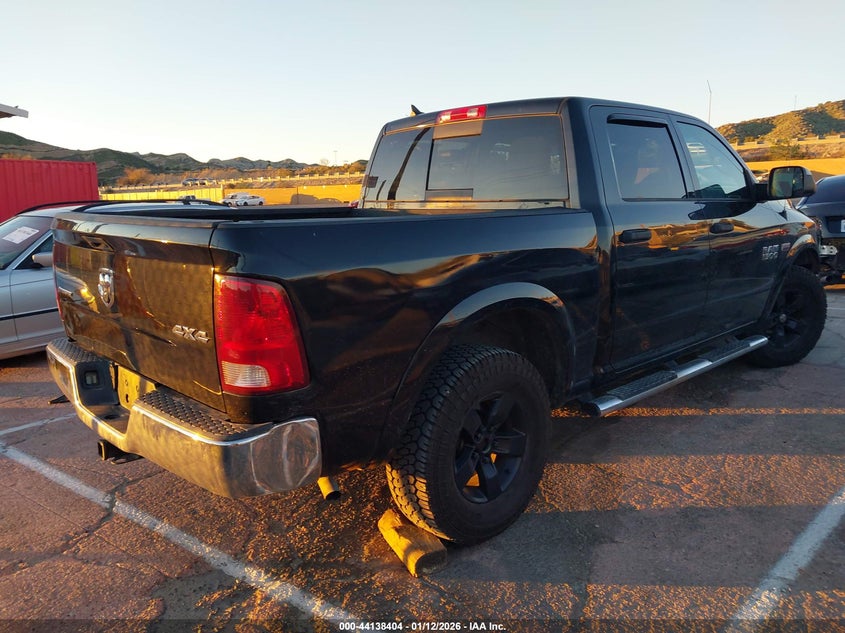 Vin: 1c6rr7lt7fs719987, lot: 44634334, ram 1500 outdoorsman 20154