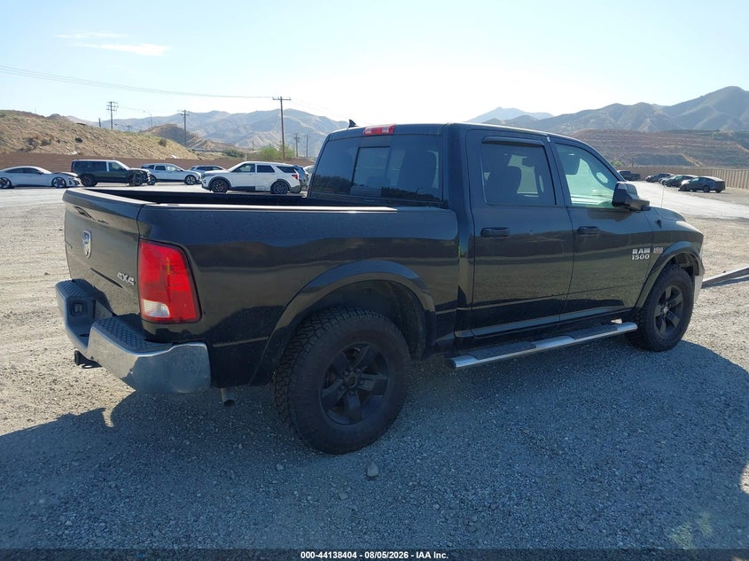 Vin: 1c6rr7lt7fs719987, lot: 44634334, ram 1500 outdoorsman 20154