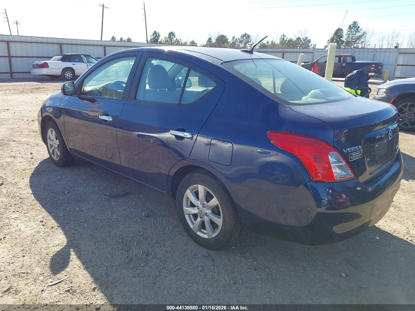 2012 Nissan Versa 1.6 1.6 Sl blue Lot 111044138580 Vin 3N1CN7AP3CL826886
