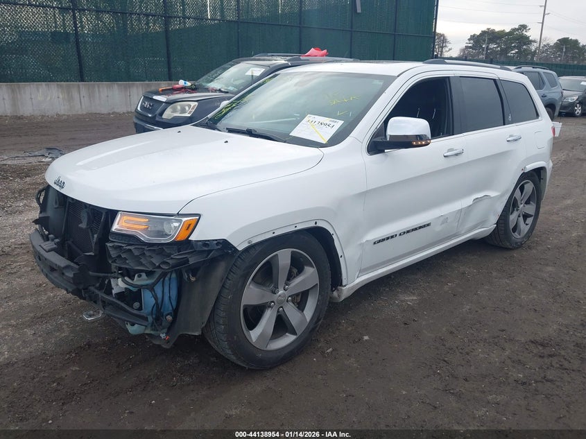 VIN 1C4RJFCG2MC734966 2021 JEEP GRAND CHEROKEE OVERLAND 4X4