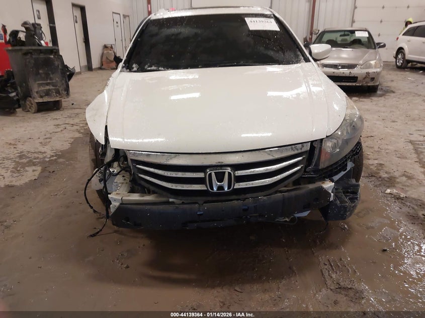 2012 Honda Accord 3.5 3.5 Ex-L white Lot 111044139364 Vin 1HGCP3F88CA016826