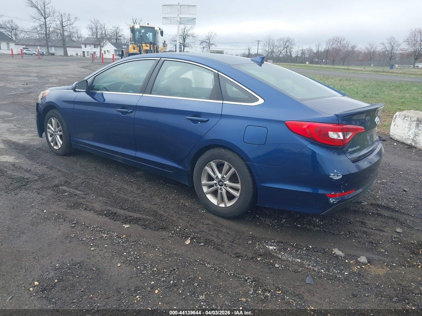 Vin: 5npe24af6hh595297, lot: 44635574, hyundai sonata 20173