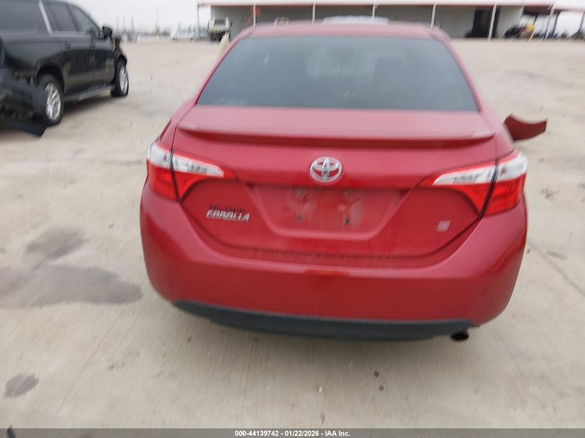 2015 Toyota Corolla S Plus VIN: 2T1BURHE4FC250986 Lot: 44139742