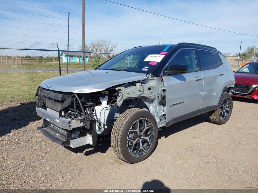 Vin: 3c4njdcn8tt177971, lot: 44635964, jeep compass limited 20262
