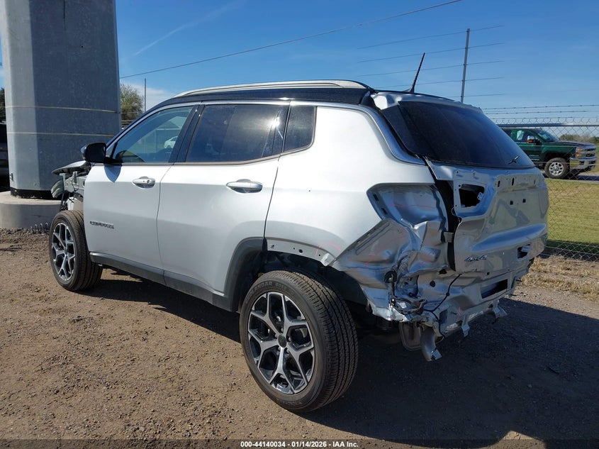 Vin: 3c4njdcn8tt177971, lot: 44635964, jeep compass limited 20263