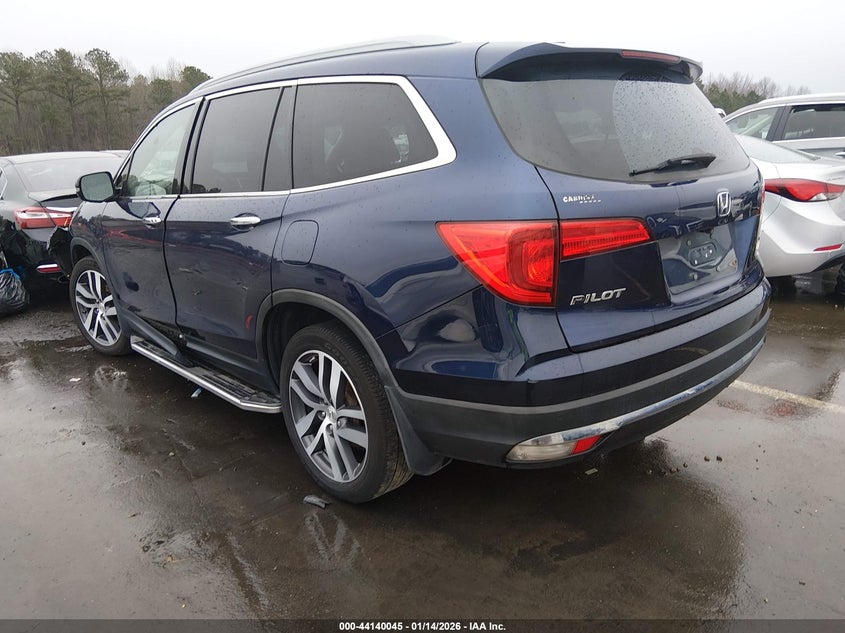 Vin: 5fnyf6h95gb061525, lot: 44635975, honda pilot touring 20163