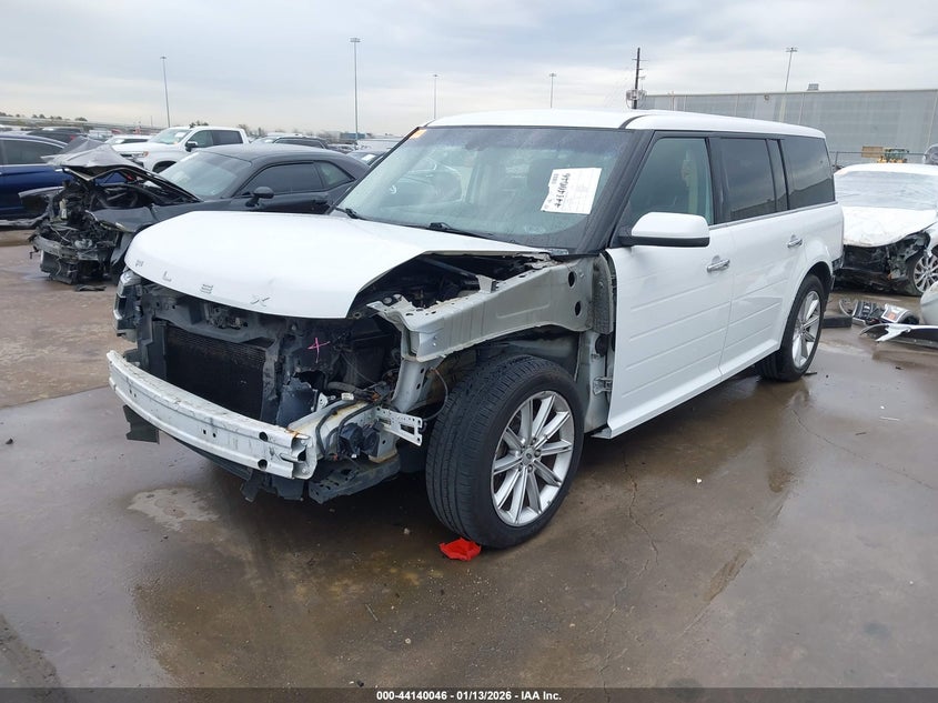 Vin: 2fmgk5d86hba03626, lot: 44635976, ford flex limited 20172